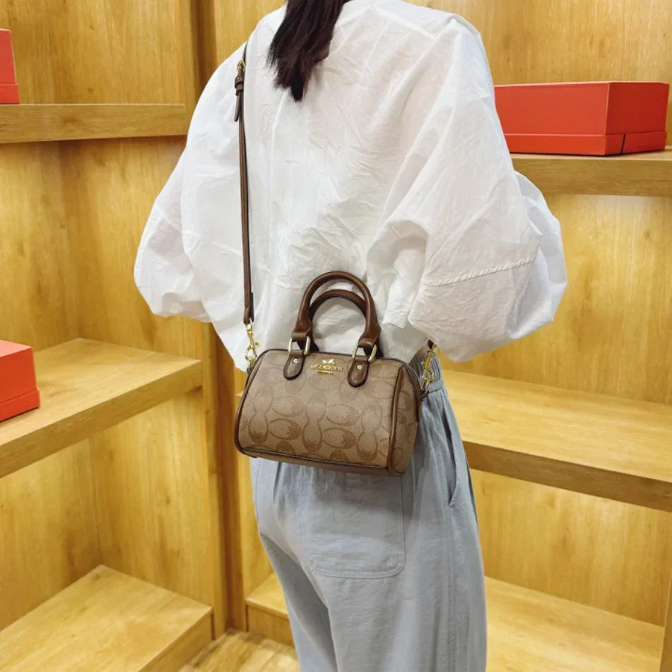 2026 New Classic Retro Boston Bag Mini Casual Crossbody Bag