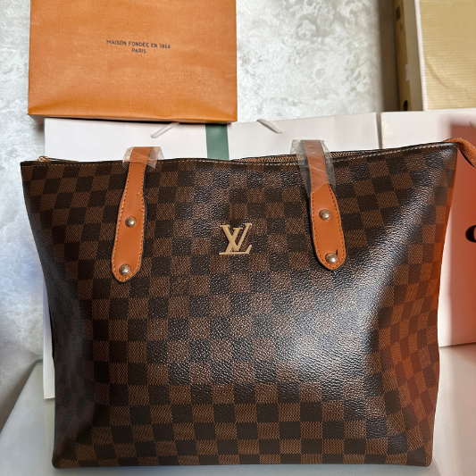 Grand Sac Femme Iconique – Marron